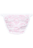 Two Tanga's pink Toile girly ruffle edges