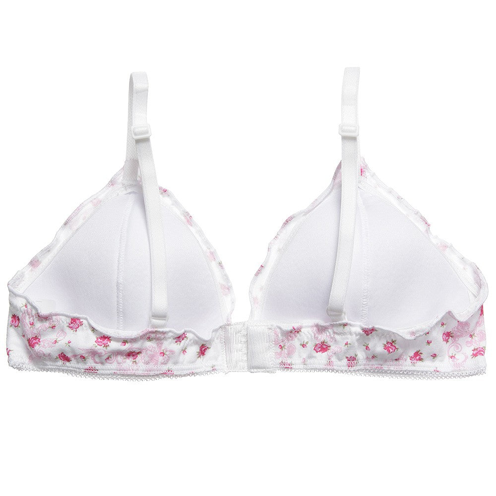 Teenage lightly padded bra featuring our lovely flower print