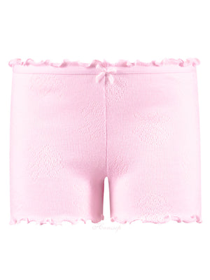 Pink Shorty ajour cloth-flower - Underwear and nightwear for Children - Hanssop